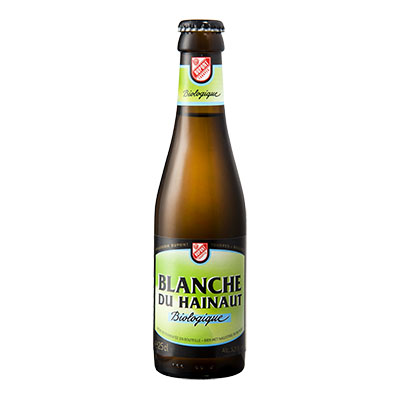 5410702001307 Blanche du Hainaut Bio - 25cl Biologish bier met nagisting in de fles (controle BE-BIO-01)